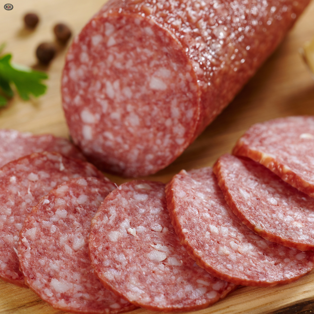 Rindersalami mit Parmesan