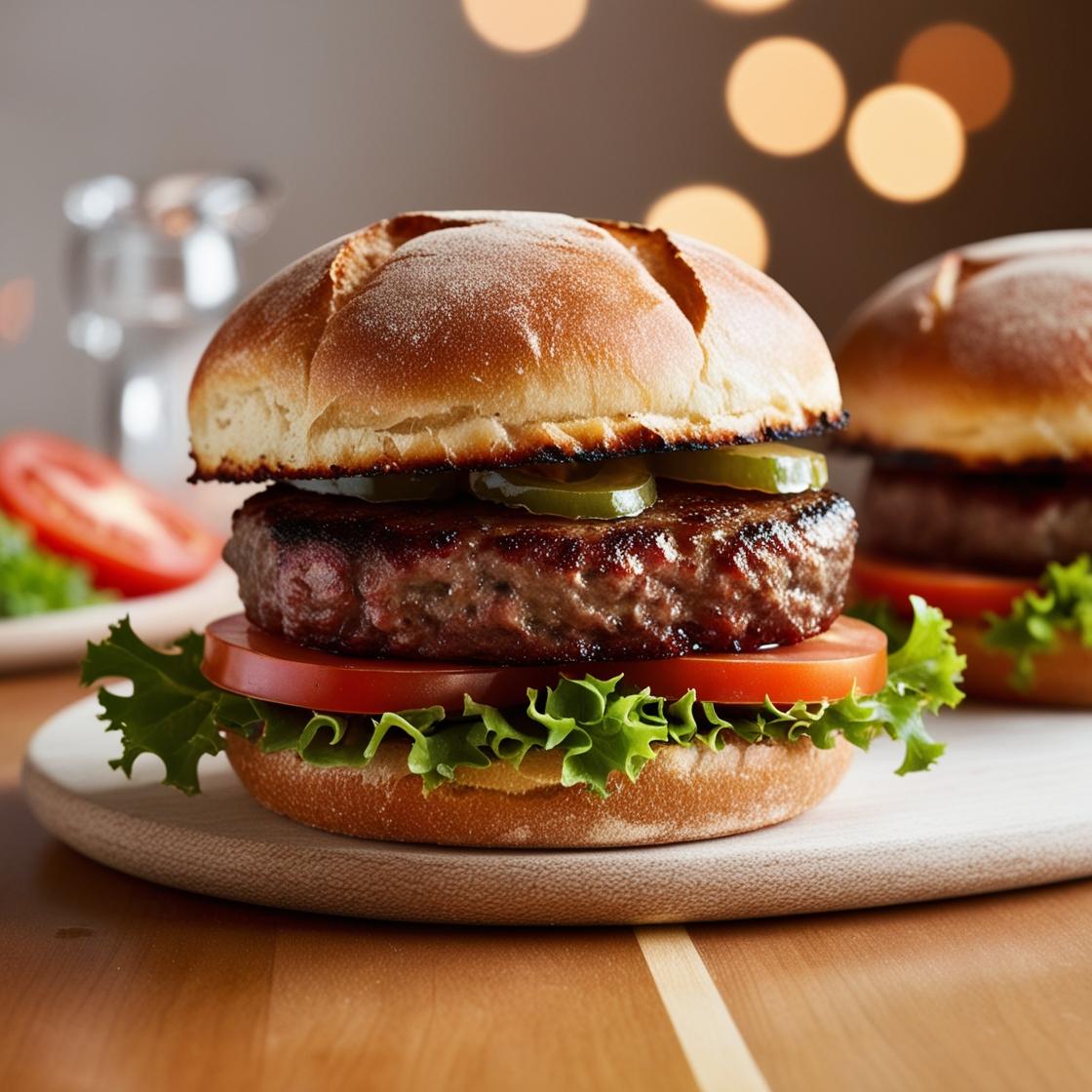 Ranch Burger "Großer Hunger" inkl. Starters & Dessert