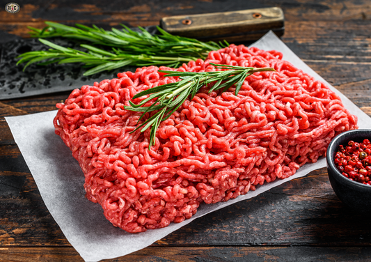 Hackfleisch (tiefgefroren) vom Rind